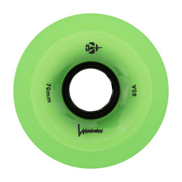 Luminous LED Light Up Roller Skate Wheels (4pk) 70MM - Green Glow