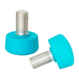 Riedell PowerDyne Adjustable Toe Stops - 1.25" Blue (Pair)