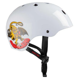 Pro Tec Classic Caballero Pro Helmet - White Red