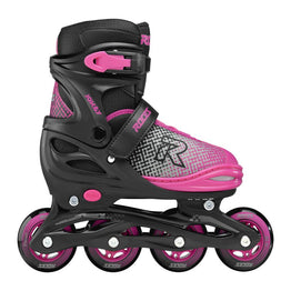 Roces Jokey X Kids Adjustable Inline Skates Black / Pink