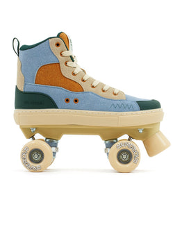 Rio Roller Beats Roller Skates - Blue Tan