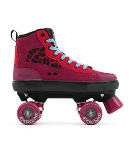Rio Roller Beats Roller Skates - Red Leopard