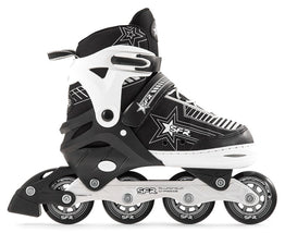 SFR  Pulsar Adjustable Inline Skates Black / Silver