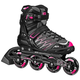 Roller Derby Aerio Q60 V2 In-Line Skates - Black Pink