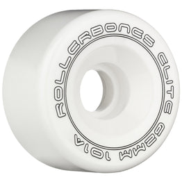 Rollerbones Art Elite Comp White Roller Skate Wheels - 62MM