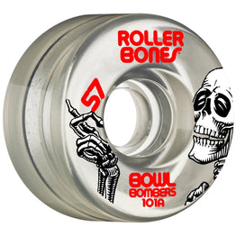 Rollerbones Bowl Bombers Quad Wheels 57mm/101A Clear (8pk)