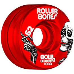 Rollerbones Bowl Bombers Quad Wheels 62mm/103A Red (8pk)