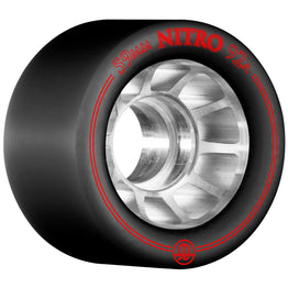 Rollerbones Nitro Speed Roller Skate Wheels Black (8pk) - 59MM