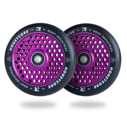 Root Industries HoneyCore Wheels 110mm - Black / Purple  (Pair)