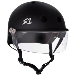 S1 Lifer Helmets inc Visor - Black Matt