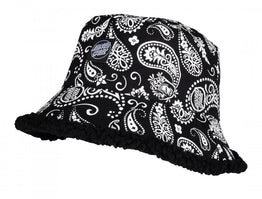 Santa Cruz Screaming Paisley Womens Bucket Hat - Black/White