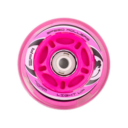 SFR Clear Pink Light Up Inline Wheels