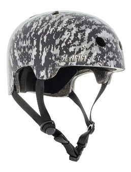 Slamm Logo Helmet - Grey Camo