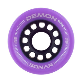 Sonar Demon EDM Wheels Purple (4pk) - 62MM 95A