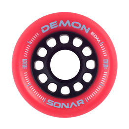 Sonar Demon EDM Wheels Red (4pk) - 62MM 95A