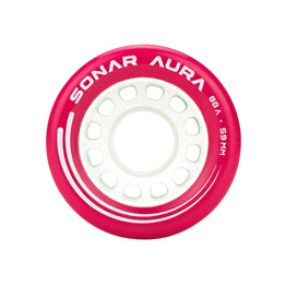 Sonar Aura Roller Skate Wheels Fuschia (4pk) - 59MM 88A
