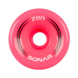Sonar Zen Roller Skate Wheels Pink (4pk) - 62MM 85A