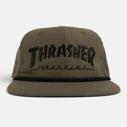 Thrasher Cap Rope Snapback - Olive / Black