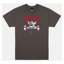 Thrasher x Toy Machine Monster-Gram T-shirt - Charcoal