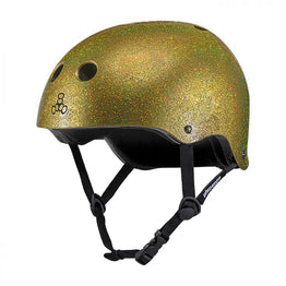 Triple Eight Deep Cover Helmet - Gold Glitter