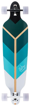 Voltage Directional Drop Through Longboard Green / Teal