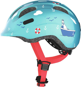 ABUS Smiley 2.0 Kids Adjustable Helmet - Turquoise Sailor 50-55cm