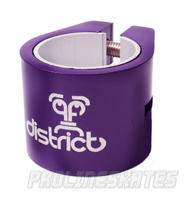 District Double Collar Clamp V1 - Purple