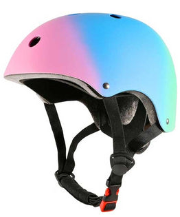 Adjustable Kids Helmet - Pink/Green/Blue with Free Protective Pack