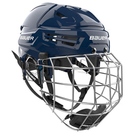 Bauer Re-Akt 70 Hockey Helmet Combo - Navy