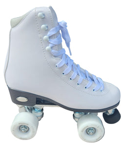 Rookie Artistic Roller Skates - White