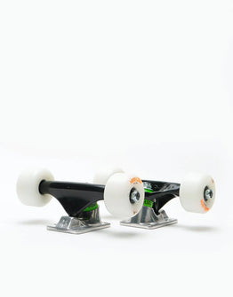 Mini Logo Skateboard Truck Assembly Kit - Black / Raw