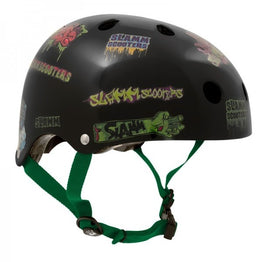 Slamm Sticker Helmet - Black