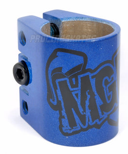 Madd MGP Scooter Triple Collar Clamp - Blue