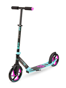 Madd Gear Carve Kruzer 200 Recreational Scooter - Black / Teal /Pink