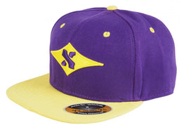 Sacrifice Original Snapback Cap - Purple Yellow