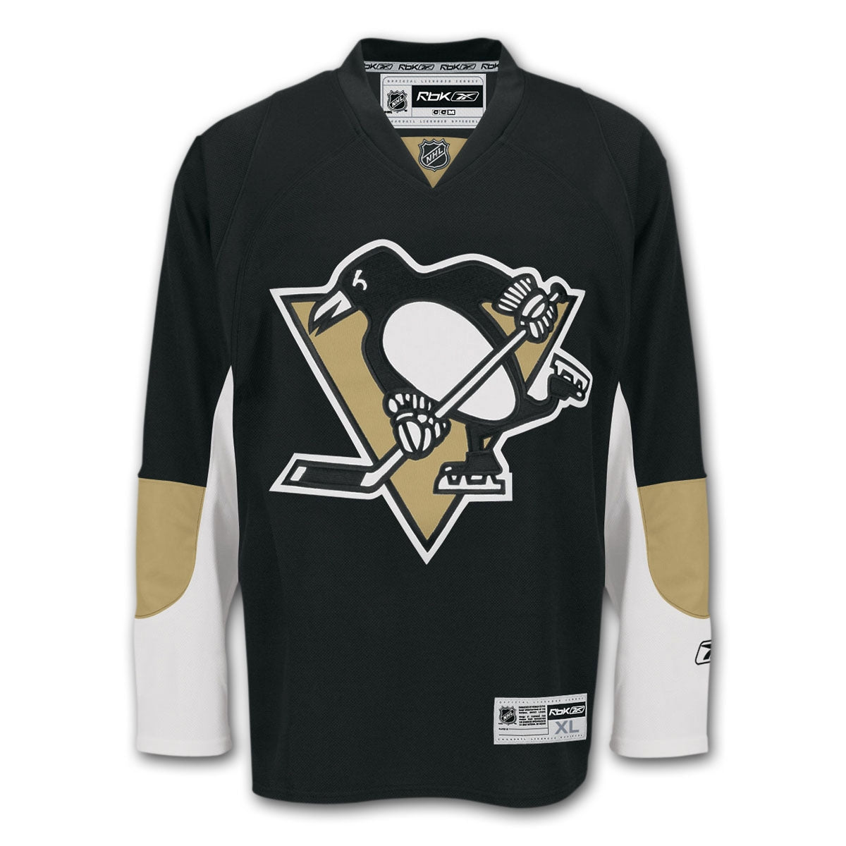 Pittsburgh Penguins Reebok Gold Practice Jersey