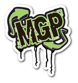 MGP Drip Logo Green Sticker (202-048)