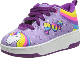 Heelys POP Shoes - Strive - Lilac Rainbow Unicorn