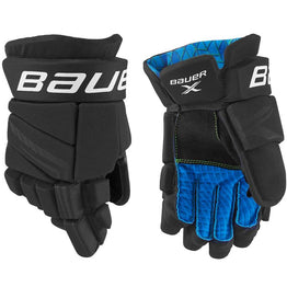 Bauer S21 X Hockey Gloves -  Black - Senior