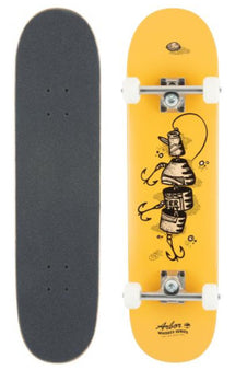 Arbor Whiskey Upcycle Skateboard 7.75" - Yellow