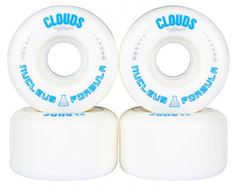 Clouds Urethane Nucleus Roller Skate Wheels 62mm - White