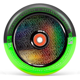Madd MFX Corrupt 120mm Scooter Wheels - Black / Lime