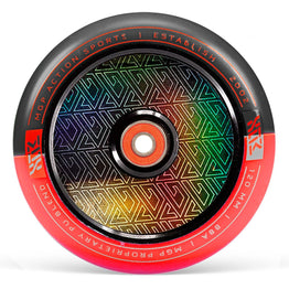Madd MFX Corrupt 120mm Scooter Wheels - Black / Red