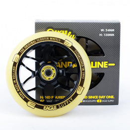 Eagle Supply Standard X6 Core 120mm Scooter Wheel - Black/Yellow