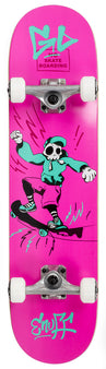 Enuff Skully Complete Mini Skateboard - Pink 7.25" x 29.5"