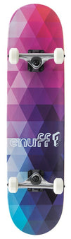 Enuff Geometric Complete Skateboard - Purple / Blue