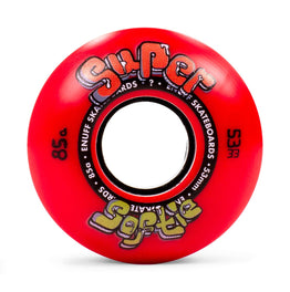 Enuff Super Softie Skateboard Wheels - Red