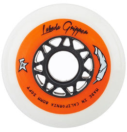 Labeda Gripper Wheels - Soft White/Orange (Sold Individually)
