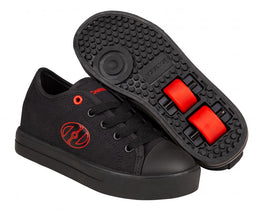 Heelys Classic X2 Shoes - Black/Red Logo Canvas