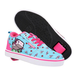 Heelys X Minecraft Pro 20 Shoes - Aqua/Pink/Black